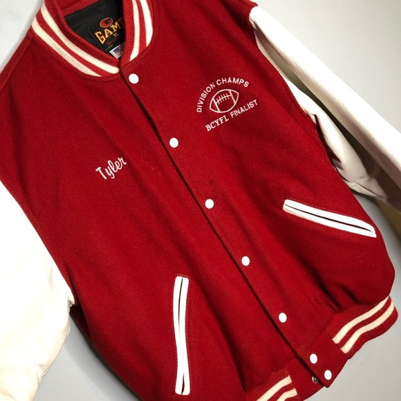 RARE ☀️GAME Sportswear Moon Varsity Wool Blend Jacket - Picture 3 of 13